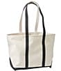 L.L.Bean L.L. Bean Open-Top Long Handle Boat and Tote Bag, Color:Black Trim - Image 4