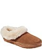 Color:Brown - Image 1 - Wicked Good Shearling Squam Lake Slippers