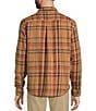 L.L.Bean 1912 Field Flannel Multi-Color Plaid Long Sleeve Woven Shirt, Color:Toasted Coconut - Image 2