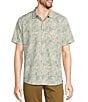 Color:Sailcloth Topo - Image 1 - All-Adventure Printed Short Sleeve Shirt