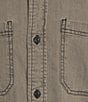 L.L.Bean Beanflex Performance Stretch Denim Long Sleeve Woven Shirt, Color:Asphalt - Image 4