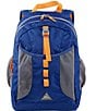 L.L.Bean Bean's Explorer Colorblock Backpack, 25L, Color:Ocean Blue/Electric Orange - Image 1