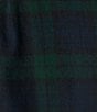 Color:Black Watch - Image 4 - Black Watch Scotch Plaid Flannel Long Sleeve Woven Shirt