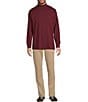 L.L.Bean Carefree Unshrinkable Turtleneck, Color:Deep Port - Image 3