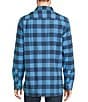 Color:Blue Ridge - Image 2 - Chamois Long Sleeve Plaid Woven Shirt