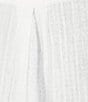 Color:White - Image 6 - Cloud Gauze Point Collar Neckline Sleeveless Top