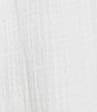 Color:White - Image 5 - Cloud Gauze Split V Neckline Sleeveless Cover-Up Dress