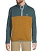 L.L. Bean Color Block Sweater Fleece Pullover - Image 1