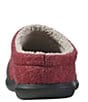 Color:Deepest Red/Charcoal Cat - Image 3 - Daybreak Scuff Motif 2 Cat Slippers