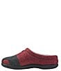 Color:Deepest Red/Charcoal Cat - Image 4 - Daybreak Scuff Motif 2 Cat Slippers