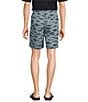 Color:Blue - Image 2 - Dock 8#double; Inseam Printed Shorts