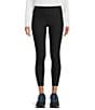Color:Midnight Black - Image 1 - Everyday Performance Knit High Rise Pocketed Cropped Leggings