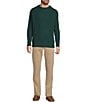 L.L.Bean Fisherman Cable Knit Sweater, Color:Deepest Green - Image 3