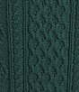 L.L.Bean Fisherman Cable Knit Sweater, Color:Deepest Green - Image 4