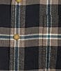 Color:Coal - Image 4 - Fleece-Lined Flannel Long Sleeve Woven Shirt