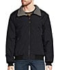Color:Black - Image 1 - Fleece-Lined Insulated Warm-Up Jacket