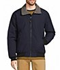 L.L.Bean Fleece-Lined Insulated Warm-Up Jacket, Color:Navy - Image 1