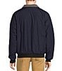 L.L.Bean Fleece-Lined Insulated Warm-Up Jacket, Color:Navy - Image 2