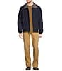 L.L.Bean Fleece-Lined Insulated Warm-Up Jacket, Color:Navy - Image 3