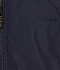 L.L.Bean Fleece-Lined Insulated Warm-Up Jacket, Color:Navy - Image 4