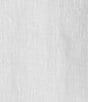 L.L.Bean Linen Split Round Neck Long Sleeve Blouse, Color:White - Image 5