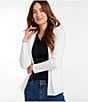 L.L.Bean Pima Cotton Long Sleeve Pocket Cardigan, Color:White - Image 5