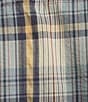 Color:Bright Mariner - Image 4 - Madras Bright Plaid Seersucker Short Sleeve Shirt