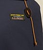 L.L.Bean Mountain Classic Anorak Jacket, Color:Carbon Navy/Deep Green - Image 4