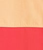 L.L.Bean Mountain Classic Color Block Hooded Kangaroo Pocket Weather Resistant Anorak Jacket, Color:Coral Bisque/Hot Coral - Image 4
