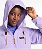 L.L.Bean Mountain Classic Color Block Hooded Kangaroo Pocket Weather Resistant Anorak Jacket, Color:French Lilac/Twilight Blue - Image 8