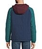 L.L.Bean Mountain Classic Color Block Insulated Quarter Zip Pullover Jacket - Image 2