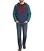 L.L.Bean Mountain Classic Color Block Insulated Quarter Zip Pullover Jacket - Image 3