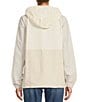 L.L.Bean Mountain Classic Color Block Anorak Jacket, Color:Paper White/Putty - Image 2