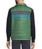 L.L.Bean Mountain Classic Color Block Puffer Vest, Color:Evergreen - Image 2
