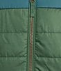 L.L.Bean Mountain Classic Color Block Puffer Vest, Color:Evergreen - Image 4