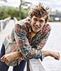 L.L.Bean Multi-Color Scotch Plaid Flannel Long Sleeve Woven Shirt, Color:Washed Buchanan - Image 5