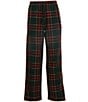 L.L.Bean Multi Plaid Flannel Sleep Pants, Color:Princess Mary - Image 2