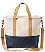 L.L.Bean Nor'easter Weather-Resistant Canvas Tote Bag, Color:Classic Navy/Cream/Canyon Khak - Image 2