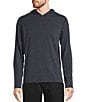 Color:Carbon Navy - Image 1 - Performance Stretch Everyday SunSmart Long Sleeve Hoodie T-Shirt