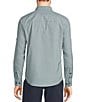 Color:Deepwater Blue - Image 2 - Performance Stretch No Fly Zone Long Sleeve Woven Shirt