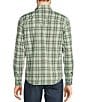 Color:Sprig - Image 2 - Performance Stretch No Fly Zone Plaid Long Sleeve Woven Shirt
