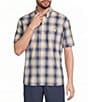 L.L.Bean Plaid Comfort Stretch Short Sleeve Woven Shirt - Image 1
