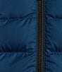 Color:Dark Marine Blue - Image 3 - Puffer Down Jacket