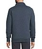 L.L.Bean Quilted 4-Button Snap Placket Sweatshirt, Color:Indigo Heather - Image 2