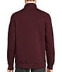 Color:Deep Wine - Image 2 - Quilted 4-Button Snap Placket Sweatshirt