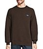 Color:Black Coffee Heather - Image 1 - Quilted Sweatshirt