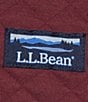 L.L.Bean Quilted Sweatshirt, Color:Deep Wine - Image 4