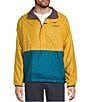 L.L.Bean Reversible Anorak Pullover, Color:Warm Gold Mallard Teal - Image 1