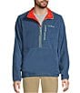 L.L.Bean Reversible Anorak Pullover, Color:Cherry Tomato/Iron - Image 2