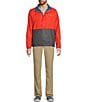L.L.Bean Reversible Anorak Pullover, Color:Cherry Tomato/Iron - Image 5